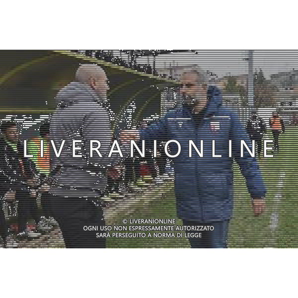 ¬© TVRG Nordi allenatore Fanfulla SX e Gaburro allenatore Rimini DX Fanfulla vs Rimini 12a giornata Campionato Serie D girone D Lodi 21-11-2021 Stadio Dossenina foto Roberto Garavaglia/ag. Aldo Liverani sas/ AGENZIA ALDO LIVERANI SAS