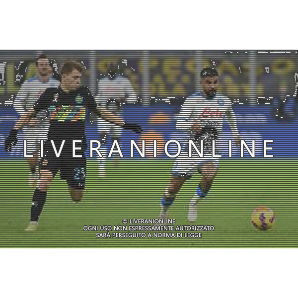 Lorenzo Insigne (Napoli) e sulla SX Nicolo\' Barella (Inter) Inter vs Napoli Campionato Serie A TIM - 13a giornata Milano 21-11-2021 Stadio Giuseppe Meazza - San Siro foto Roberto Garavaglia/ag. Aldo Liverani sas / AGENZIA ALDO LIVERANI SAS