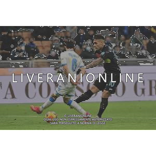 Lautaro Martinez (Inter) segna il gol del 3 a 1 Inter vs Napoli Campionato Serie A TIM - 13a giornata Milano 21-11-2021 Stadio Giuseppe Meazza - San Siro foto Roberto Garavaglia/ag. Aldo Liverani sas / AGENZIA ALDO LIVERANI SAS