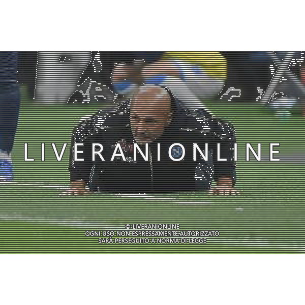 la delusione di Luciano Spalletti allenatore Napoli dopo un\'occasione da gol fallita nel recupero per il pareggio Inter vs Napoli Campionato Serie A TIM - 13a giornata Milano 21-11-2021 Stadio Giuseppe Meazza - San Siro foto Roberto Garavaglia/ag. Aldo Liverani sas / AGENZIA ALDO LIVERANI SAS