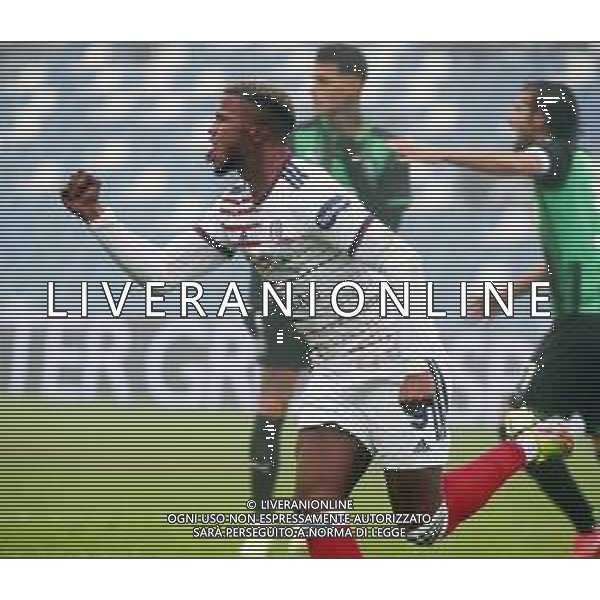 SASSUOLO - CAGLIARI CAMPIONATO CALCIO SERIE A TIM 21.11.2021 NELLA FOTO IL GOL ED ESULTANZA DI KEITA BALDE DIAO ©SANTANDREA / AGENZIA ALDO LIVERANI SAS
