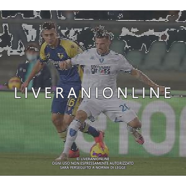 HELLAS VERONA - EMPOLI CAMPIONATO CALCIO SERIE A TIM 22.11.2021 NELLA FOTO NICOLO\' CASALE E FIAMOZZI RICCARDO ©SANTANDREA/AGENZIA ALDO LIVERANI SAS