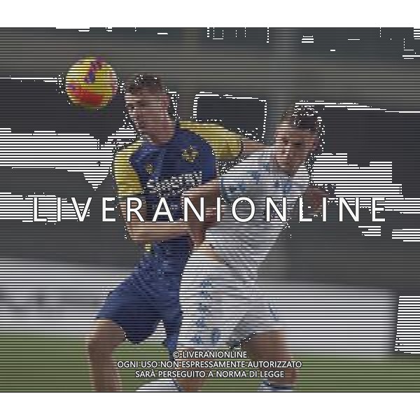 HELLAS VERONA - EMPOLI CAMPIONATO CALCIO SERIE A TIM 22.11.2021 NELLA FOTO PAWEL DAWIDOWICZ E ANDREA PINAMONTI ©SANTANDREA/AGENZIA ALDO LIVERANI SAS