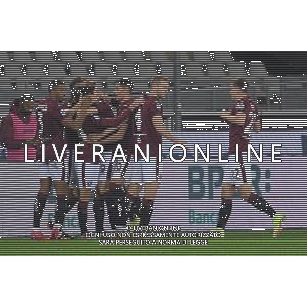 Torino 22.11.2021 Stadio Grande Torino Torino vs Udinese Campionato Serie A 2021/2022 ©Manuela Viganti/Agenzia Aldo Liverani Nella foto: esultanza del torino dopo il gol di josip brekalo ©VIGANTI/AGENZIA ALDO LIVERANI SAS