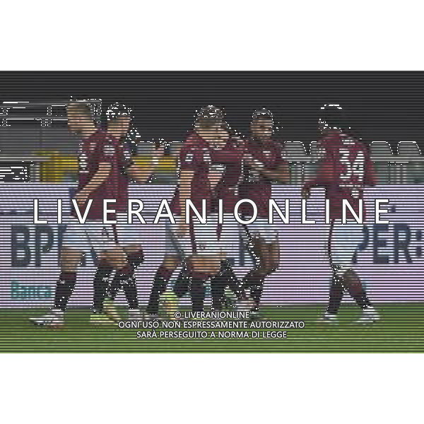 Torino 22.11.2021 Stadio Grande Torino Torino vs Udinese Campionato Serie A 2021/2022 ©Manuela Viganti/Agenzia Aldo Liverani Nella foto: esultanza del torino dopo il gol di josip brekalo ©VIGANTI/AGENZIA ALDO LIVERANI SAS