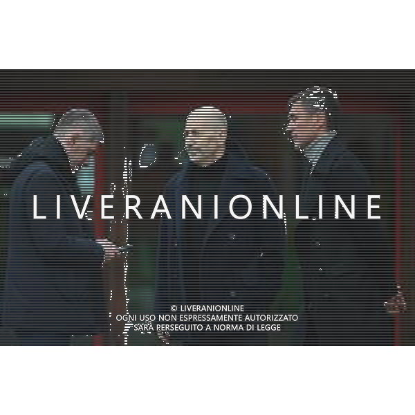 ¬© TVRG allenamento Milan nella foto al centro Ivan Gazidis amministratore delegato Milan con Frederic Massara SX direttore sportivo Milan e Paolo Maldini DX direttore area tecnica Milan Carnago (VA) 23-11-2021 Centro sportivo Milanello Allenamento del Milan in preparazione della gara contro l\'Atletico Madrid valevole per la 5a giornata del gruppo B della fase a gironi della UEFA Champions League foto Roberto Garavaglia/ag. Aldo Liverani sas/AGENZIA ALDO LIVERANI SAS