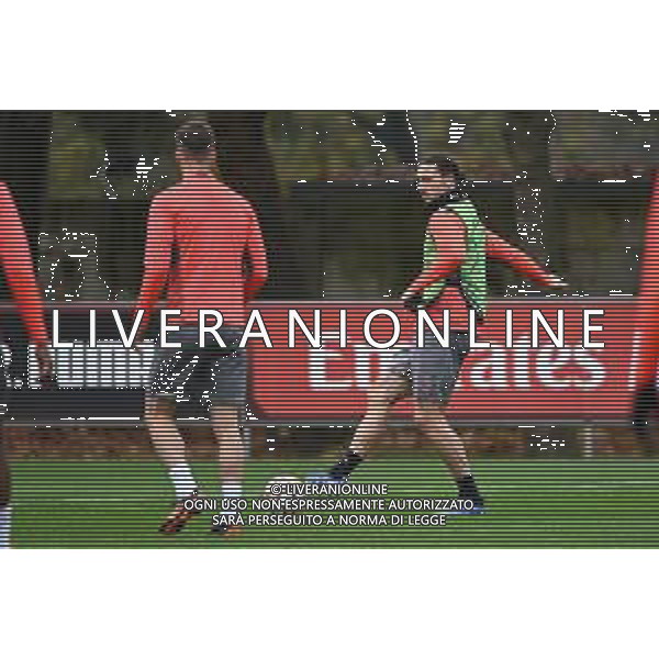 © TVRG allenamento Milan nella foto Zlatan Ibrahimovic Carnago (VA) 23-11-2021 Centro sportivo Milanello Allenamento del Milan in preparazione della gara contro l\'Atletico Madrid valevole per la 5a giornata del gruppo B della fase a gironi della UEFA Champions League foto Roberto Garavaglia/ag. Aldo Liverani sas/AGENZIA ALDO LIVERANI SAS