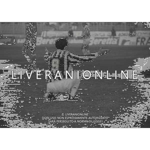 RETROSPETTIVA SALVATORE SCHILLACI CALCIATORE NELLA FOTO SALVATORE SCHILLACI NELL\'ANNO 1991-1992 CON LA MAGLIA DELLA JUVENTUS AG ALDO LIVERANI SAS
