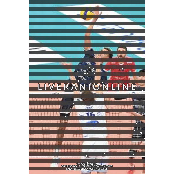 © TVRG Barthelemy Chinenyeze (Milano) Allianz Milano vs Top Volley Cisterna Campionato SuperLega Credem Banca - 8a giornata Milano 23-11-2021 Allianz Cloud PalaLido foto Roberto Garavaglia/ag. Aldo Liverani sas/AGENZIA ALDO LIVERANI SAS