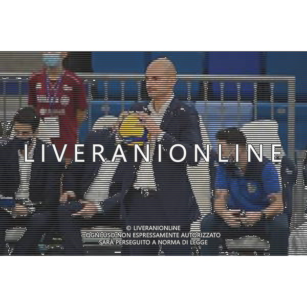 ¬© TVRG Fabio Soli allenatore Cisterna Allianz Milano vs Top Volley Cisterna Campionato SuperLega Credem Banca - 8a giornata Milano 23-11-2021 Allianz Cloud PalaLido foto Roberto Garavaglia/ag. Aldo Liverani sas/AGENZIA ALDO LIVERANI SAS