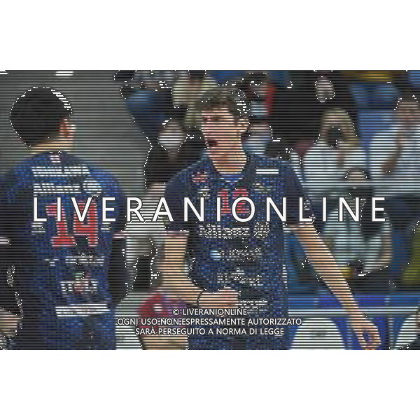 ¬© TVRG Leandro Mosca (Milano) Allianz Milano vs Top Volley Cisterna Campionato SuperLega Credem Banca - 8a giornata Milano 23-11-2021 Allianz Cloud PalaLido foto Roberto Garavaglia/ag. Aldo Liverani sas/AGENZIA ALDO LIVERANI SAS