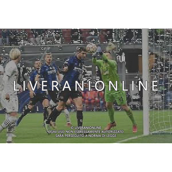 Andrea Ranocchia (Inter) occasione da gol per il possibile 3 a 0 Inter vs Shakhtar Donetsk UEFA Champions League fase a gironi 5a giornata - gruppo D Milano 24-11-2021 Stadio Giuseppe Meazza - San Siro foto Roberto Garavaglia/ag. Aldo Liverani sas /AGENZIA ALDO LIVERANI SAS