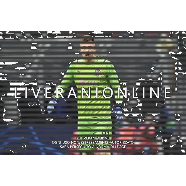 Anatolii Trubin (Shakhtar Donetsk) Inter vs Shakhtar Donetsk UEFA Champions League fase a gironi 5a giornata - gruppo D Milano 24-11-2021 Stadio Giuseppe Meazza - San Siro foto Roberto Garavaglia/ag. Aldo Liverani sas
