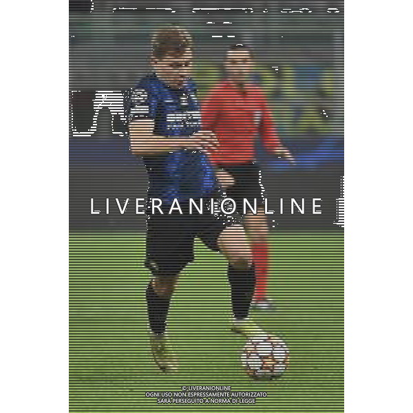 Nicolo\' Barella (Inter) Inter vs Shakhtar Donetsk UEFA Champions League fase a gironi 5a giornata - gruppo D Milano 24-11-2021 Stadio Giuseppe Meazza - San Siro foto Roberto Garavaglia/ag. Aldo Liverani sas