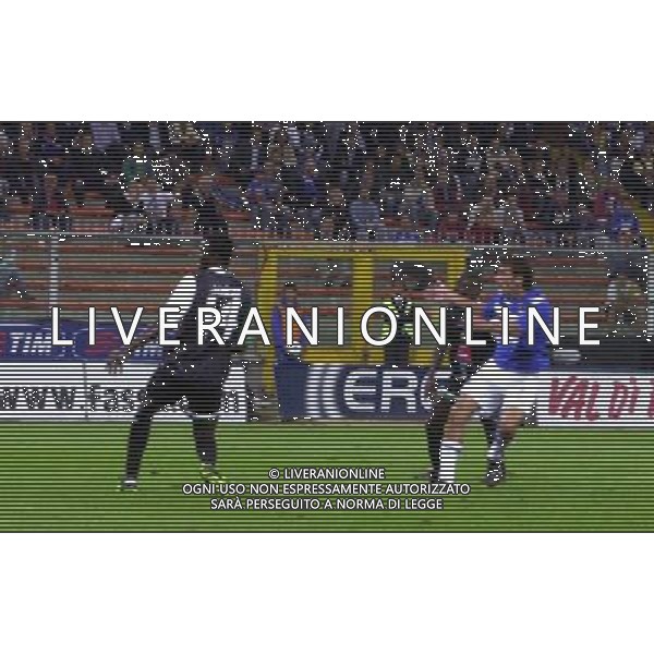 GENOVA 29/9/2005 COPPA UEFA SAMPDORIA-SETUBALL NELLA FOTO IL GOL DELL 1-0 DI GASPARROI FOTO ARCAINI/AG ALDO LIVERANI