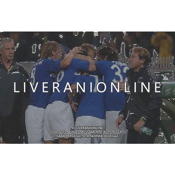 GENOVA 29/9/2005 COPPA UEFA SAMPDORIA-SETUBALL NELLA FOTO DOPO GOL DI GASBARRONI FOTO ARCAINI/AG ALDO LIVERANI