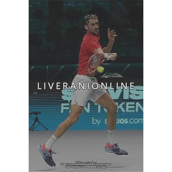 Torino 25.11.2021 PalaAlpitour Davis Cup by Rakunten Finals 2021 Croazia vs Australia ©Manuela Viganti/Agenzia Aldo Liverani Nella foto: marin cilic ©VIGANTI/AGENZIA ALDO LIVERANI SAS