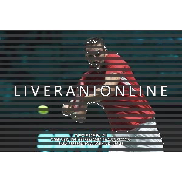 Torino 25.11.2021 PalaAlpitour Davis Cup by Rakunten Finals 2021 Croazia vs Australia ©Manuela Viganti/Agenzia Aldo Liverani Nella foto: marin cilic ©VIGANTI/AGENZIA ALDO LIVERANI SAS