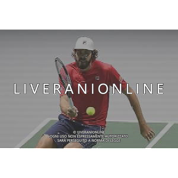 Torino 26.11.2021 PalaAlpitour Davis Cup by Rakuten Finals 2021 Stati Uniti vs Italia ©Manuela Viganti/Agenzia Aldo Liverani Nella foto: reilly opelka ©VIGANTI/AGENZIA ALDO LIVERANI SAS