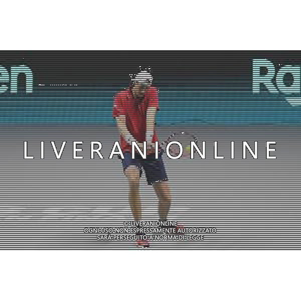 Torino 26.11.2021 PalaAlpitour Davis Cup by Rakuten Finals 2021 Stati Uniti vs Italia ©Manuela Viganti/Agenzia Aldo Liverani Nella foto: john isner ©VIGANTI/AGENZIA ALDO LIVERANI SAS