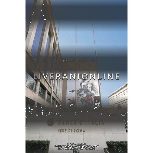ROMA CITTA\' 2003 MONUMENTI E MINISTERI nella foto PALAZZO DELLA BANCA D\'ITALIA* Agenzia Aldo Liverani