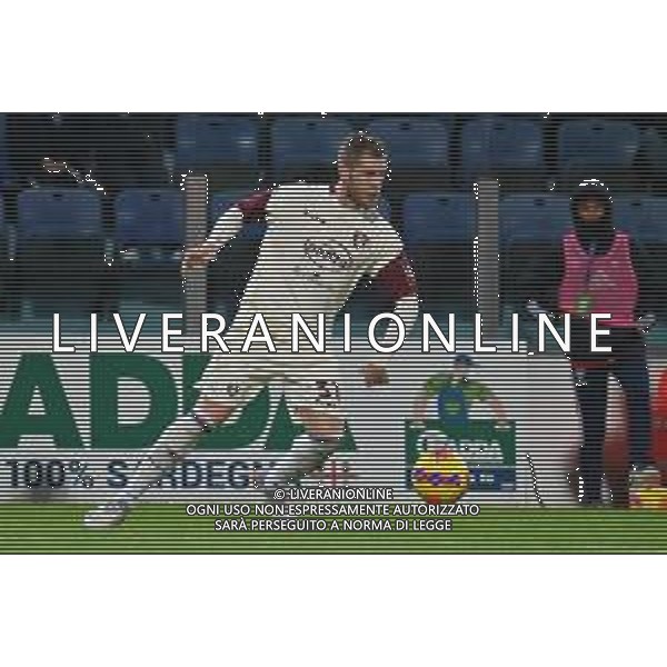 26-11-2021. Cagliari Calcio - U.S. Salernitana. 14° giornata Serie A calcio 2021-2022. Italia, Sardegna, Cagliari, Stadio Unipol Domus. Salvatore Moi/Aldo Liverani s.a.s. Nella foto: Riccardo Gagliolo Salernitana ©MOI/AGENZIA ALDO LIVERANI SAS