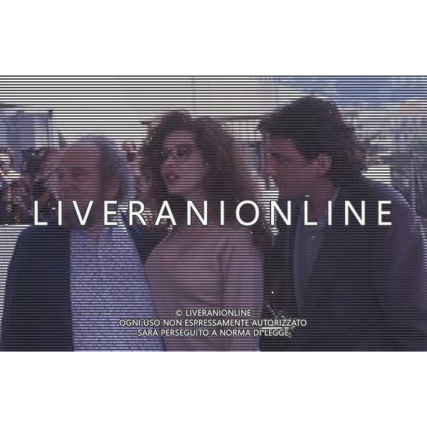 RETROSPETTIVA MARCO FERRERI REGISTA NELLA FOTO MARCO FERRERI A CANNES NELL\'ANNO 1991 PRESENTA IL FILM “LA CARNE“ CON SERGIO CASTELLITO E FRANCESCA DELLERA AG ALDO LIVERANI SAS  