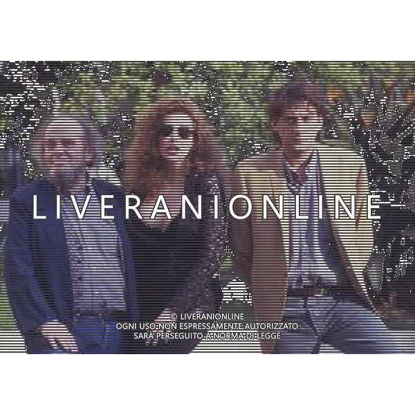RETROSPETTIVA MARCO FERRERI REGISTA NELLA FOTO MARCO FERRERI A CANNES NELL\'ANNO 1991 PRESENTA IL FILM “LA CARNE“ CON SERGIO CASTELLITO E FRANCESCA DELLERA AG ALDO LIVERANI SAS    