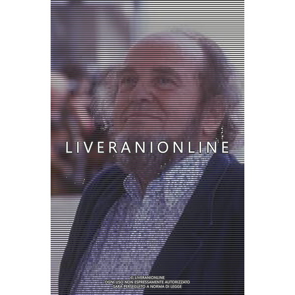 RETROSPETTIVA MARCO FERRERI REGISTA NELLA FOTO MARCO FERRERI A CANNES NELL\'ANNO 1991 PRESENTA IL FILM “LA CARNE“ AG ALDO LIVERANI SAS    