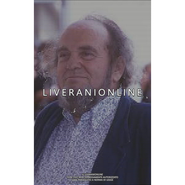 RETROSPETTIVA MARCO FERRERI REGISTA NELLA FOTO MARCO FERRERI A CANNES NELL\'ANNO 1991 PRESENTA IL FILM “LA CARNE“ AG ALDO LIVERANI SAS     