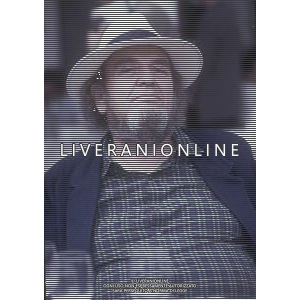 RETROSPETTIVA MARCO FERRERI REGISTA NELLA FOTO MARCO FERRERI A CANNES NELL\'ANNO 1991 PRESENTA IL FILM “LA CARNE“ AG ALDO LIVERANI SAS    