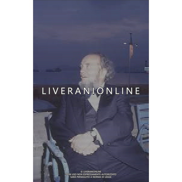 RETROSPETTIVA MARCO FERRERI REGISTA NELLA FOTO MARCO FERRERI A CANNES NELL\'ANNO 1991 PRESENTA IL FILM “LA CARNE“ AG ALDO LIVERANI SAS      