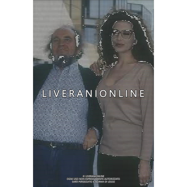 RETROSPETTIVA MARCO FERRERI REGISTA NELLA FOTO MARCO FERRERI A CANNES NELL\'ANNO 1991 PRESENTA IL FILM “LA CARNE“ CON FRANCESCA DELLERA AG ALDO LIVERANI SAS    