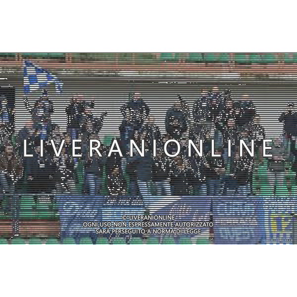 COSENZA - SPAL CAMPIONATO CALCIO SERIE BKT 27.11.2021 NELLA FOTO TIFOSI DELLA SPAL SUGLI SPALTI ©ROSITO/AGENZIA ALDO LIVERANI SAS