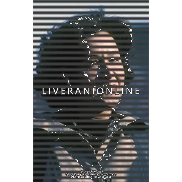 RETROSPETTIVA PAOLA GASSMAN ATTRICE NELLA FOTO PAOLA GASSMAN NELL\'ANNO 1988 ALLO STADIO MEAZZA DI MILANO AG ALDO LIVERANI SAS 