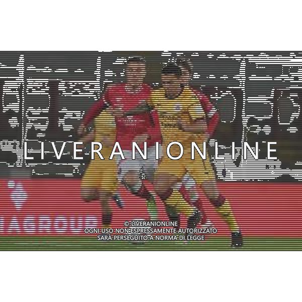CerquigliniL/LMedia - AC Perugia vs AS Cittadella - Italian soccer Serie B match 2021/2022 27 November 2021 - Stadio Renato Curi, Perugia, Italy Photo showing: alessio vita (n.16 as cittadella) vs lisi francesco (n.44 perugia calcio) @CerquigliniL/LMedia/AGENZIA ALDO LIVERANI SAS