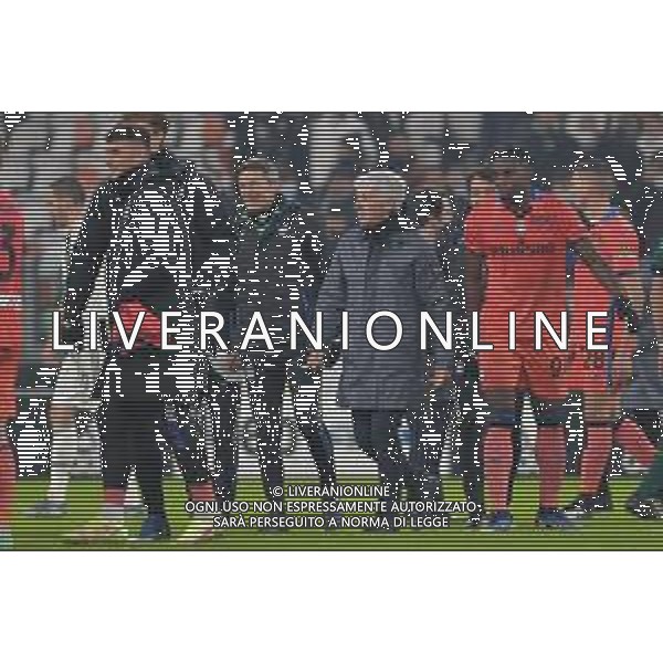 Torino 27.11.2021 Stadio Allianz Stadium ©Alessandro Falzone/Agenzia Aldo Liverani Juventus vs Atalanta 13^ giornata Serie A Tim 2021/2022 Nella foto : Esultanze finali con Gian Piero Gasperini e Duvan Zapata