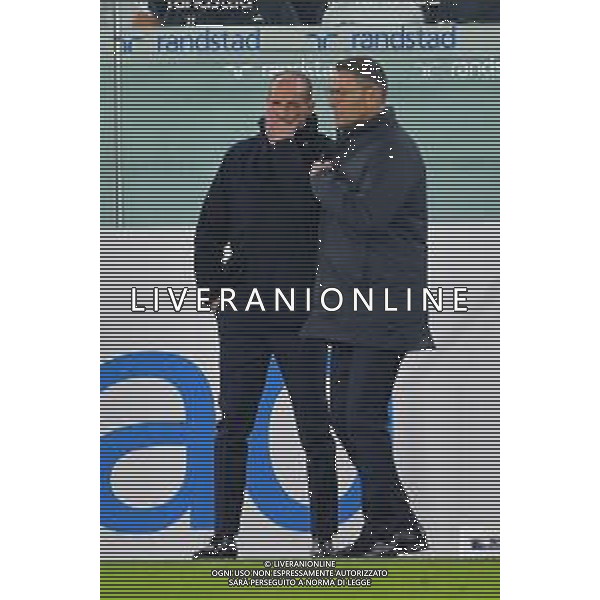 Torino 27.11.2021 Stadio Allianz Stadium ©Alessandro Falzone/Agenzia Aldo Liverani Juventus vs Atalanta 13^ giornata Serie A Tim 2021/2022 Nella foto : Massimiliano Allegri-Marco Landucci