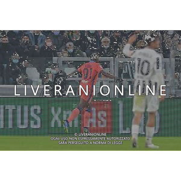 Torino 27.11.2021 Stadio Allianz Stadium ©Alessandro Falzone/Agenzia Aldo Liverani Juventus vs Atalanta 13^ giornata Serie A Tim 2021/2022 Nella foto : Esultanza gol di Duvan Zapata