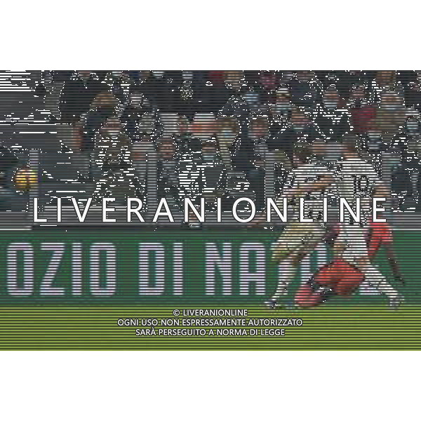 Torino 27.11.2021 Stadio Allianz Stadium ©Alessandro Falzone/Agenzia Aldo Liverani Juventus vs Atalanta 13^ giornata Serie A Tim 2021/2022 Nella foto : gol di Duvan Zapata