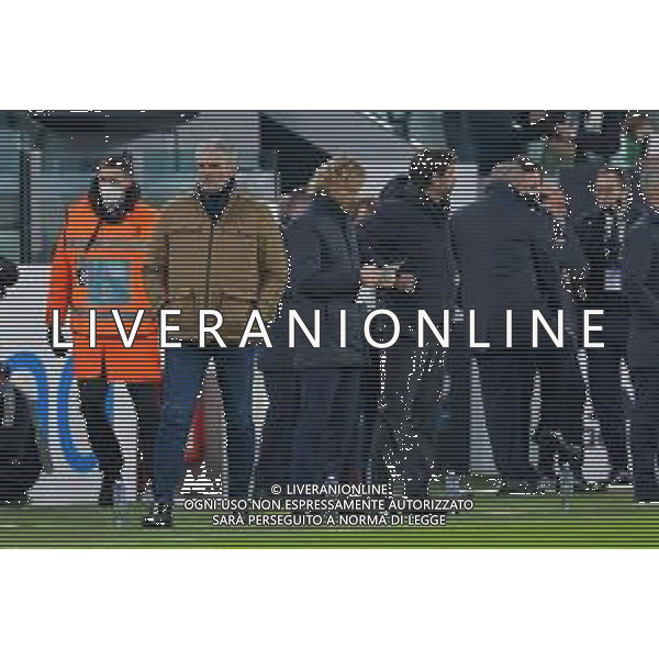 Torino 27.11.2021 Stadio Allianz Stadium ©Alessandro Falzone/Agenzia Aldo Liverani Juventus vs Atalanta 13^ giornata Serie A Tim 2021/2022 Nella foto : Maurizio Arrivabene-Pavel Nedved-Andrea Agnelli
