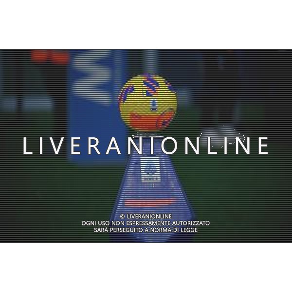 GriffoniE/LMedia - Udinese Calcio vs Genoa CFC - italian soccer Serie A match 2021/2022 28 November 2021 - Friuli - Dacia Arena stadium, Udine, Italy Photo showing: Official Serie A ball - pallone @GriffoniE/LMedia/AGENZIA ALDO LIVERANI SAS