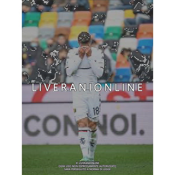 GriffoniE/LMedia - Udinese Calcio vs Genoa CFC - italian soccer Serie A match 2021/2022 28 November 2021 - Friuli - Dacia Arena stadium, Udine, Italy Photo showing: Paolo Ghiglione (Genoa) reacts @GriffoniE/LMedia AG ALDO LIVERANI SAS