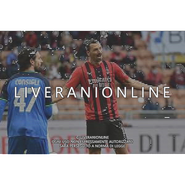 Zlatan Ibrahimovic (Milan) Milan vs Sassuolo Campionato Serie A TIM - 14a giornata Milano 28-11-2021 Stadio Giuseppe Meazza - San Siro foto Roberto Garavaglia/ag. Aldo Liverani sas