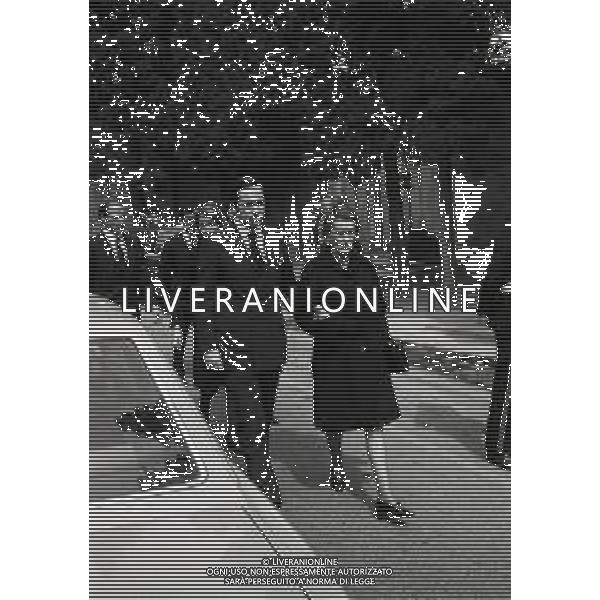 1974 FIESOLE-FIRENZE FUNERALI Irene di Grecia e Danimarca fu una principessa greca per nascita e regina di Croazia e Slavonia dal 1941 al 1943 e fu duchessa d\'Aosta per matrimonio. NELLA FOTO I FUNERALI DELLA DUCHESSA DI AOSTA AG ALDO LIVERANI SAS