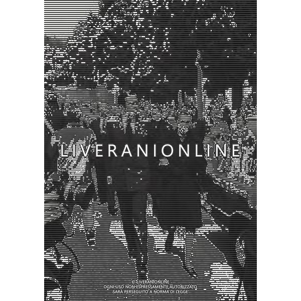 1974 FIESOLE-FIRENZE FUNERALI Irene di Grecia e Danimarca fu una principessa greca per nascita e regina di Croazia e Slavonia dal 1941 al 1943 e fu duchessa d\'Aosta per matrimonio. NELLA FOTO I FUNERALI DELLA DUCHESSA DI AOSTA AG ALDO LIVERANI SAS