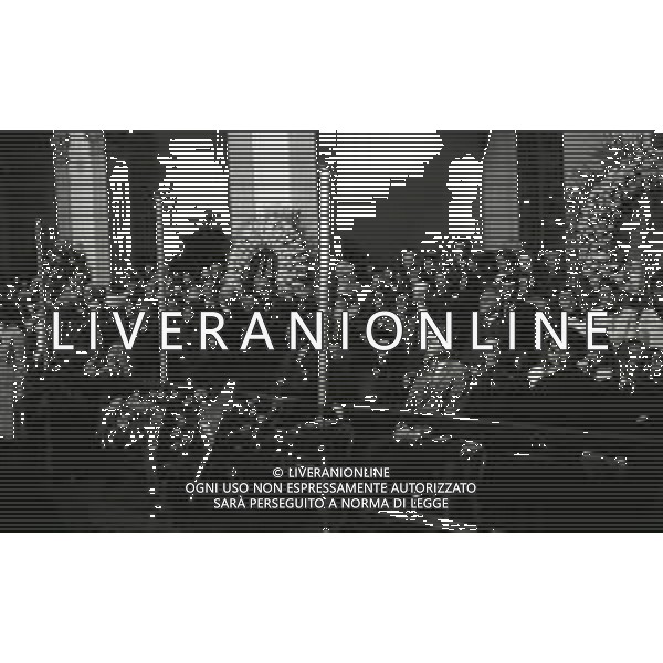1974 FIESOLE-FIRENZE FUNERALI Irene di Grecia e Danimarca fu una principessa greca per nascita e regina di Croazia e Slavonia dal 1941 al 1943 e fu duchessa d\'Aosta per matrimonio. NELLA FOTO I FUNERALI DELLA DUCHESSA DI AOSTA AG ALDO LIVERANI SAS