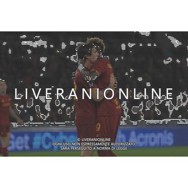Roma vs Torino Campionato Serie A TIM - 14 giornata Stadio Olimpico - Roma 28-11-2021 nella foto Esultanza Tammy Abrahaam e Nicolò Zaniolo FOTO FEDERICO GAETANO-AG ALDO LIVERANI SAS