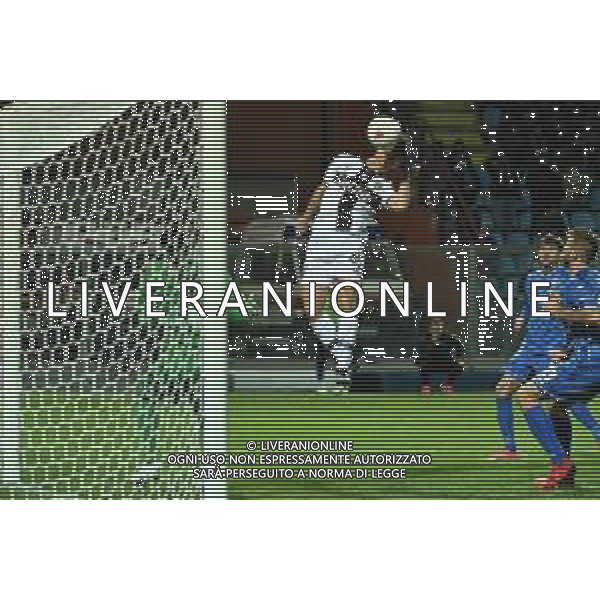 © TVRG Roberto Inglese (Parma) segna il gol dell\'1 a 1 Como vs Parma Campionato Serie BKT - 14a giornata Como 28-11-2021 Stadio Giuseppe Sinigaglia foto Roberto Garavaglia/ag. Aldo Liverani sas