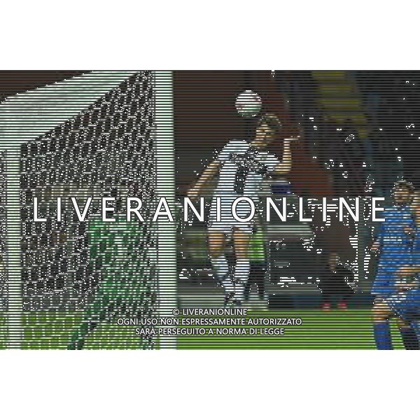 © TVRG Roberto Inglese (Parma) segna il gol dell\'1 a 1 Como vs Parma Campionato Serie BKT - 14a giornata Como 28-11-2021 Stadio Giuseppe Sinigaglia foto Roberto Garavaglia/ag. Aldo Liverani sas